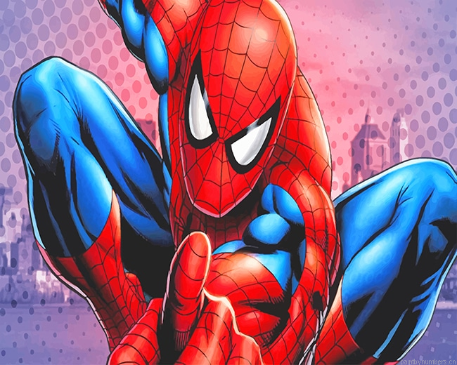 Spider Man Hi Res Movies Painting By Numberss.png
