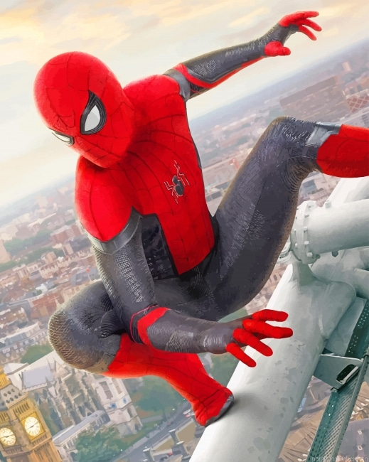 Spider Man Marvel Superheroes Painting By Numberss.png