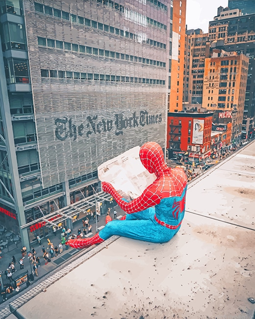 Spider Man New York Time Movies Painting By Numbers.png