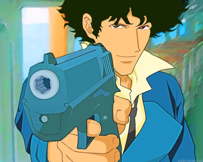 Spike Spiegel Cowboy Bepop Animes Painting By Numberss.png