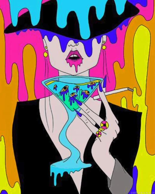 Splatter Woman Illustration Painting By Numberss.png