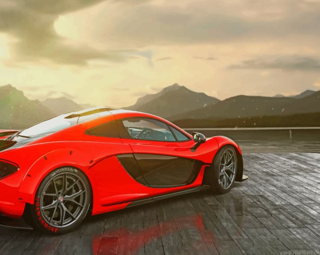 Sport Car Mclaren P1 Painting By Numberss.png