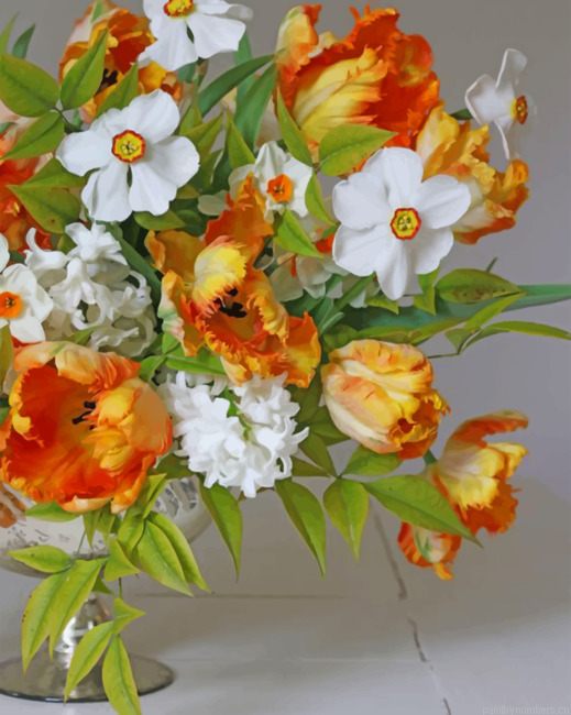 Spring Daffodils Painting By Numberss.png