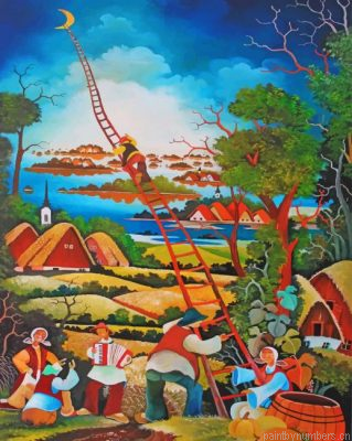 Srbija Landscape Painting By Numbers.png
