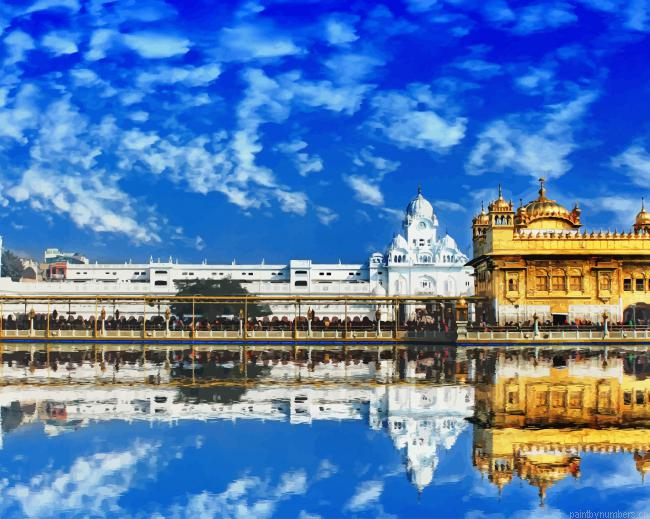 Sri Harmandir Sahib Gurdwara India Painting By Numberss.png