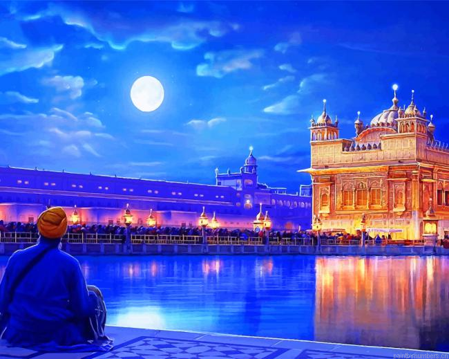 Sri Harmandir Sahib India Painting By Numberss.png