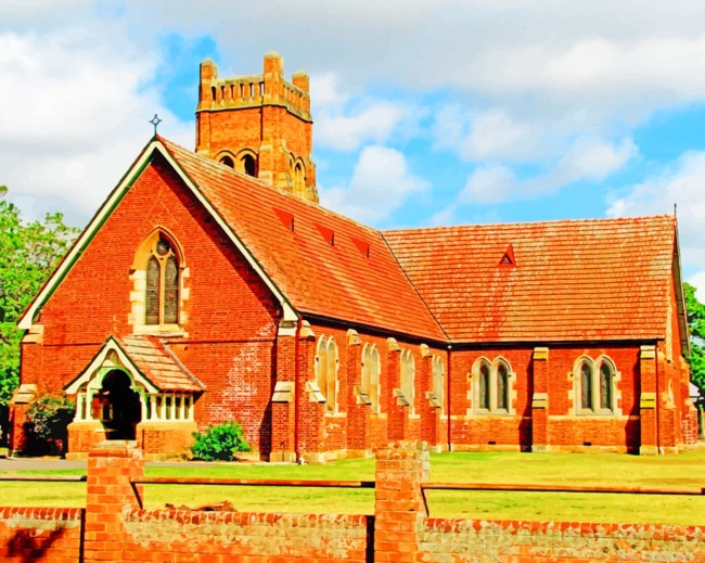 St Paul Anglican Church Australia Buildings Painting By Numberss.png
