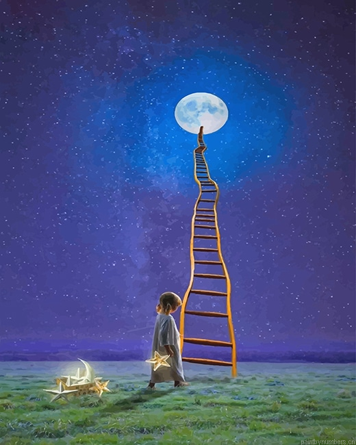 Stairway To Moon Painting By Numberss.png