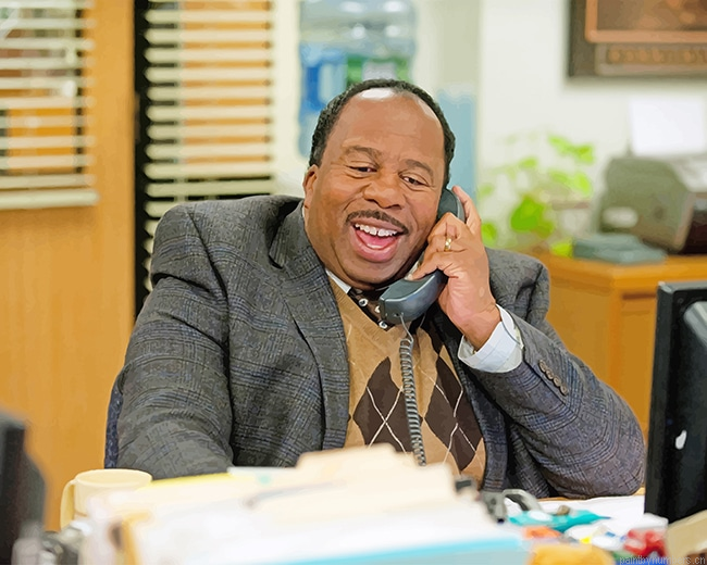 Stanley Hudson The Office Actors Painting By Numberss.png