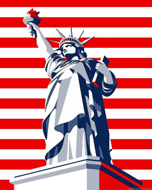 Statue Of Liberty Illustration Painting By Numberss.png