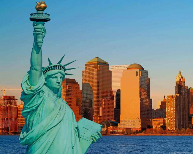Statue Of Liberty In New York Painting By Numberss.png