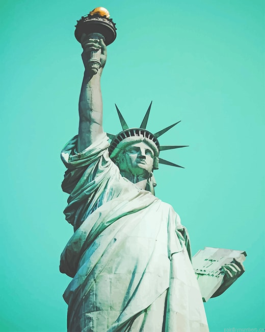 Statue Of Liberty Landmarks Painting By Numberss.png