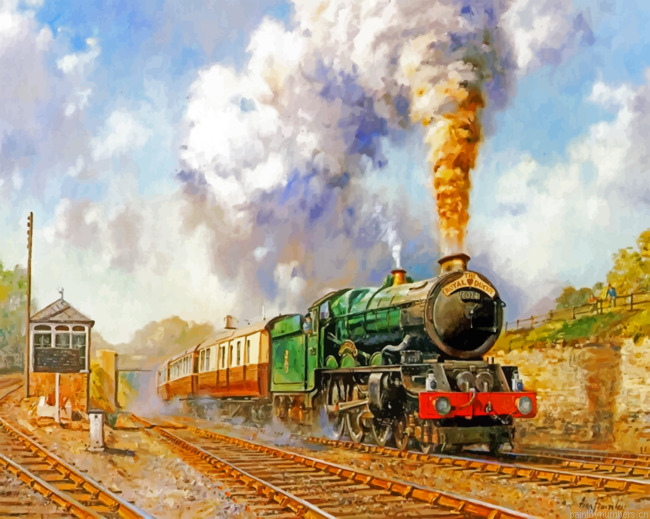 Steam Train Painting By Numbers.png