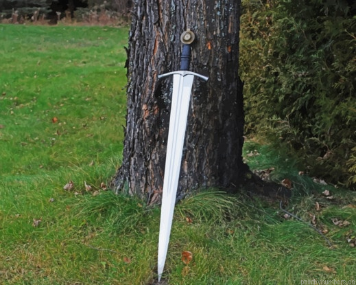 Steel Sword On Tree Painting By Numberss.png