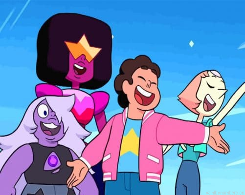 Steven Universe And His Friends Painting By Numbers.png