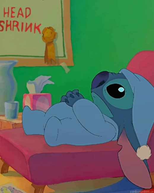 Stitch Disney Character Cartoons Painting By Numberss.png
