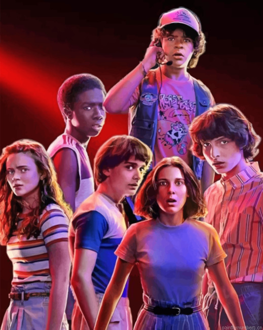 Stranger Things Illustration Painting By Numberss.png