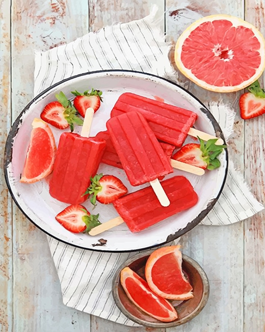 Strawberry Popsicle Painting By Numbers.png