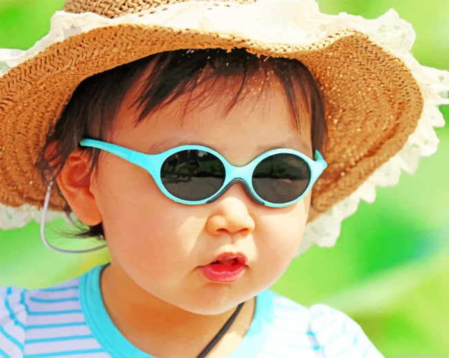 Stylish Asian Baby Painting By Numberss.png