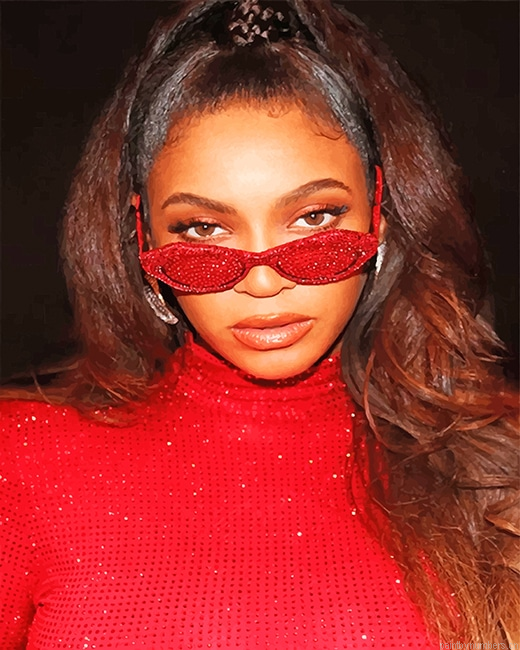 Stylish Beyonce Singers Painting By Numberss.png