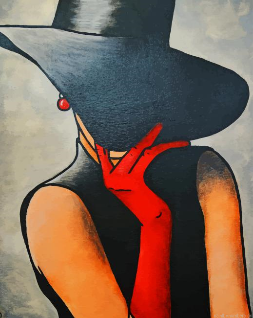 Stylish Girl Painting By Numberss.png