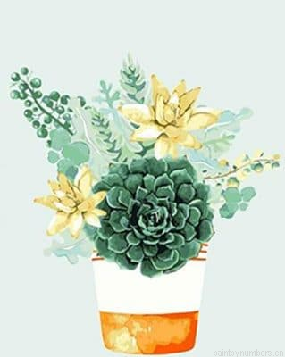 Succulent Bouquet Painting By Numbers.png
