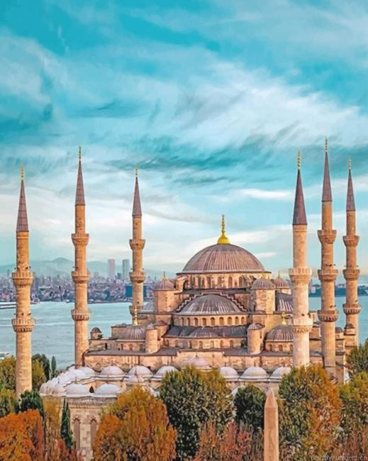 Sultan Ahmed Mosque Turkey Painting By Numberss.png