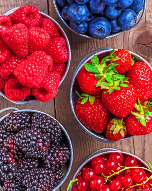 Summer Fruits Food Painting By Numberss.png