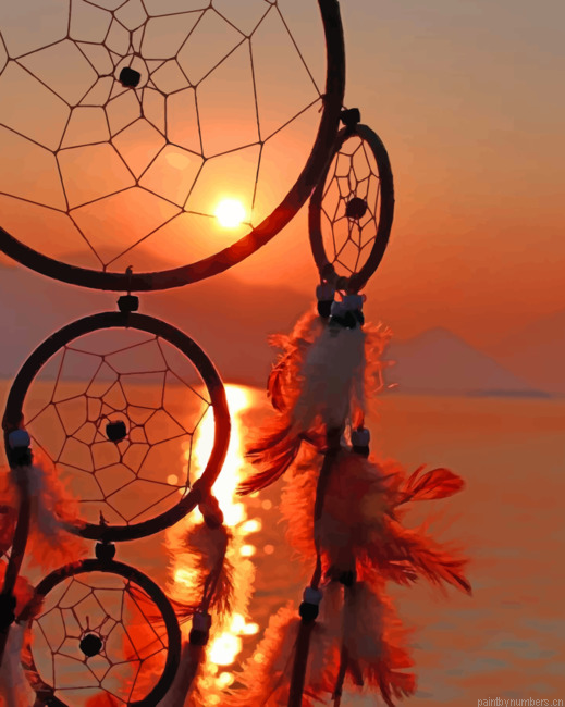 Sunset Dream Catcher Painting By Numbers.png