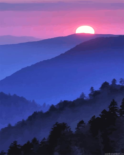 Sunset Landscape Painting By Numberss.png