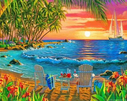 Sunset Time Painting By Numbers.png