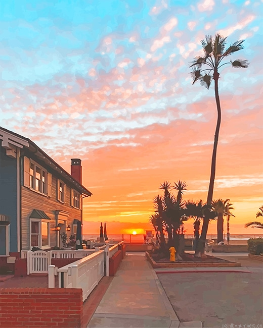 Sunset View Los Angeles Painting By Numberss.png