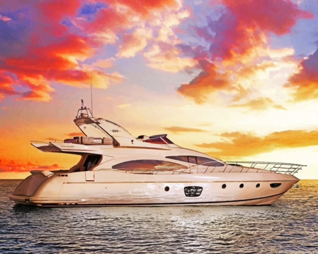 Sunset Yacht Painting By Numbers.png