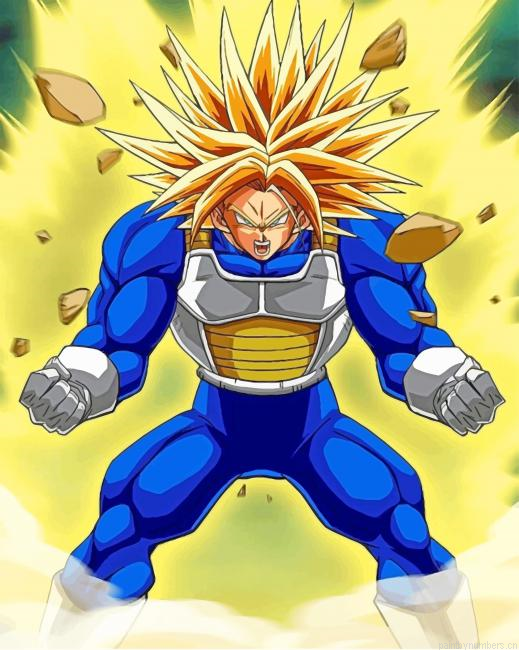 Super Saiyan Trunks Dbz Animations Painting By Numberss.png