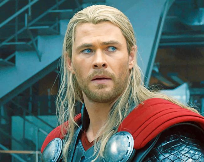 Superhero Thor Movies Painting By Numbers.png