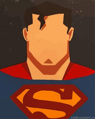 Superman Art Painting By Numbers.png