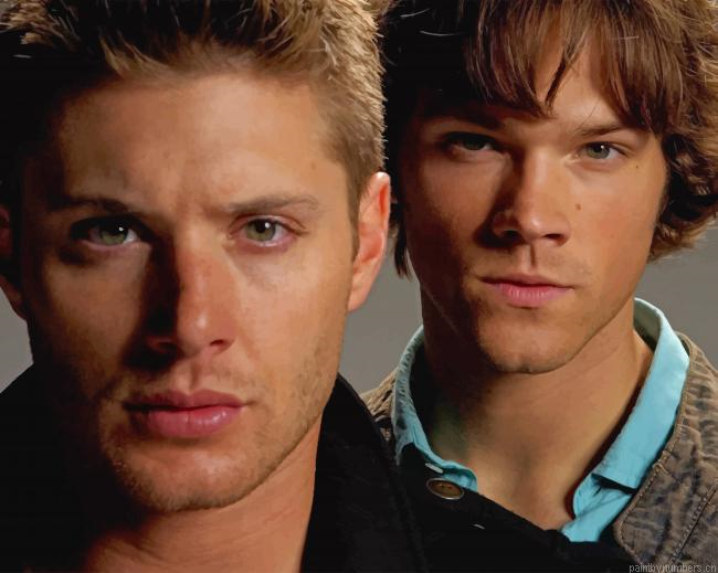 Supernatural Tv Show Painting By Numberss.png