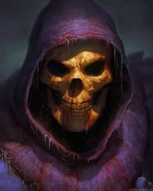 Supervillain Skeletor Painting By Numberss.png