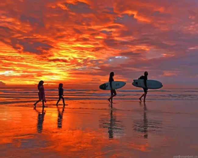 Surfers Silhouette Painting By Numberss.png
