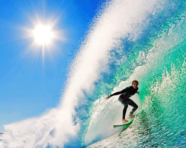 Surfing The Waves Painting By Numbers.png