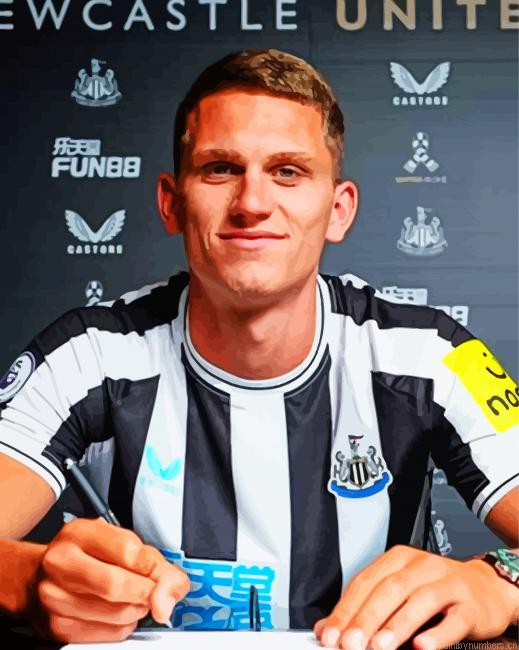 Sven Botman Newcastle United Painting By Numberss.png
