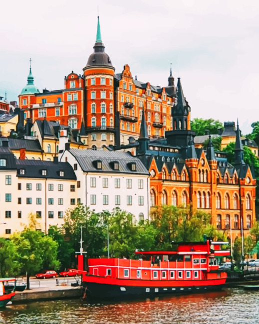 Sweden Houses Painting By Numberss.png