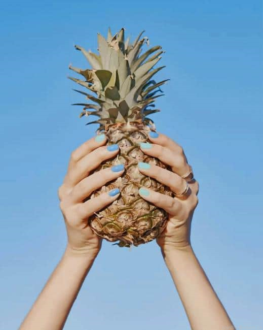 Sweet Pineapple Fruits Painting By Numberss.png