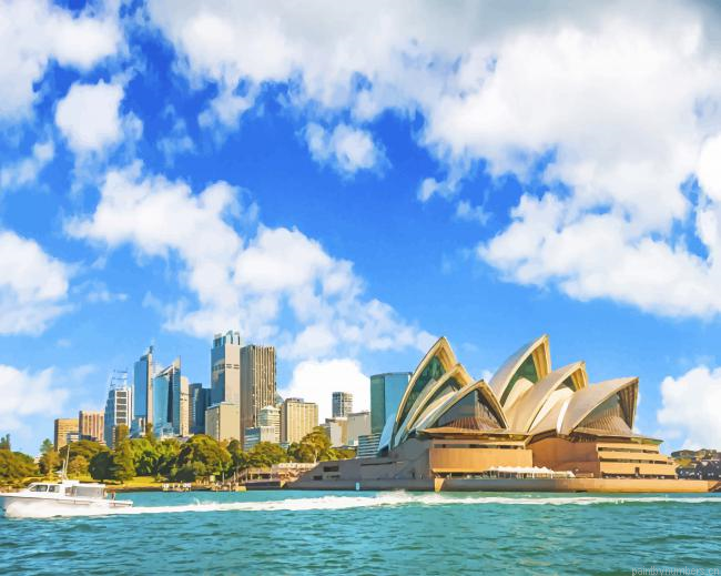 Sydney Opera House Australia Painting By Numberss.png