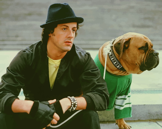 Sylvester Stallone From Rocky Movie Painting By Numberss.png