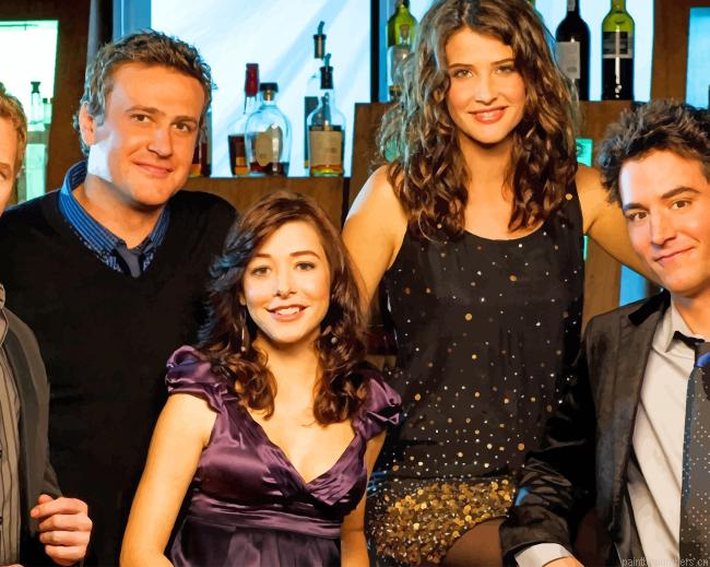 Tv Show How I Met Your Mother Painting By Numberss.png