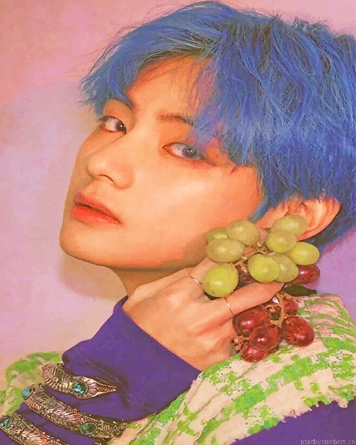 Tae Blue Hair Singers Painting By Numbers.png