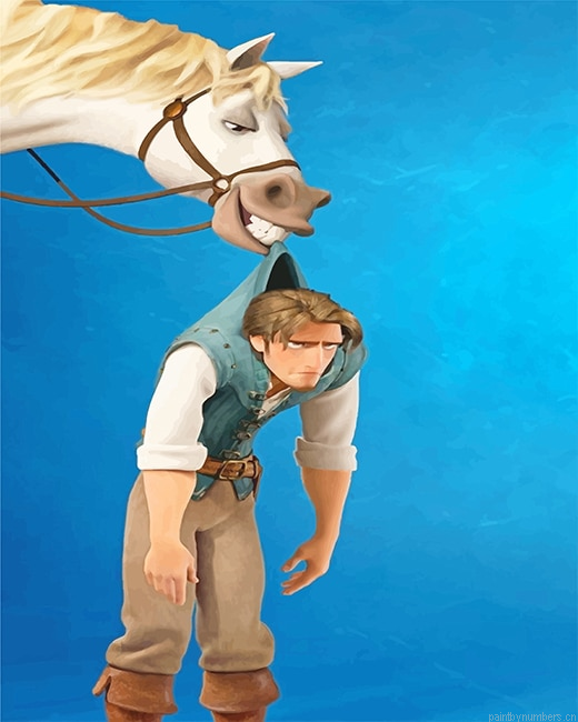 Tangled Flynn Rider Animations Painting By Numbers.png