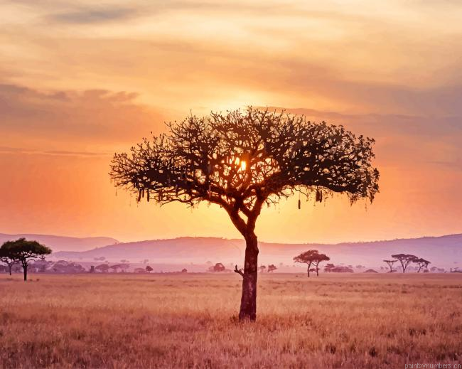 Tanzanian Tree Landscapes Painting By Numberss.png
