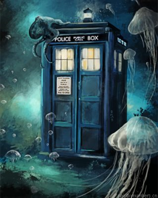 Tardis Dr Who Art Painting By Numbers.png